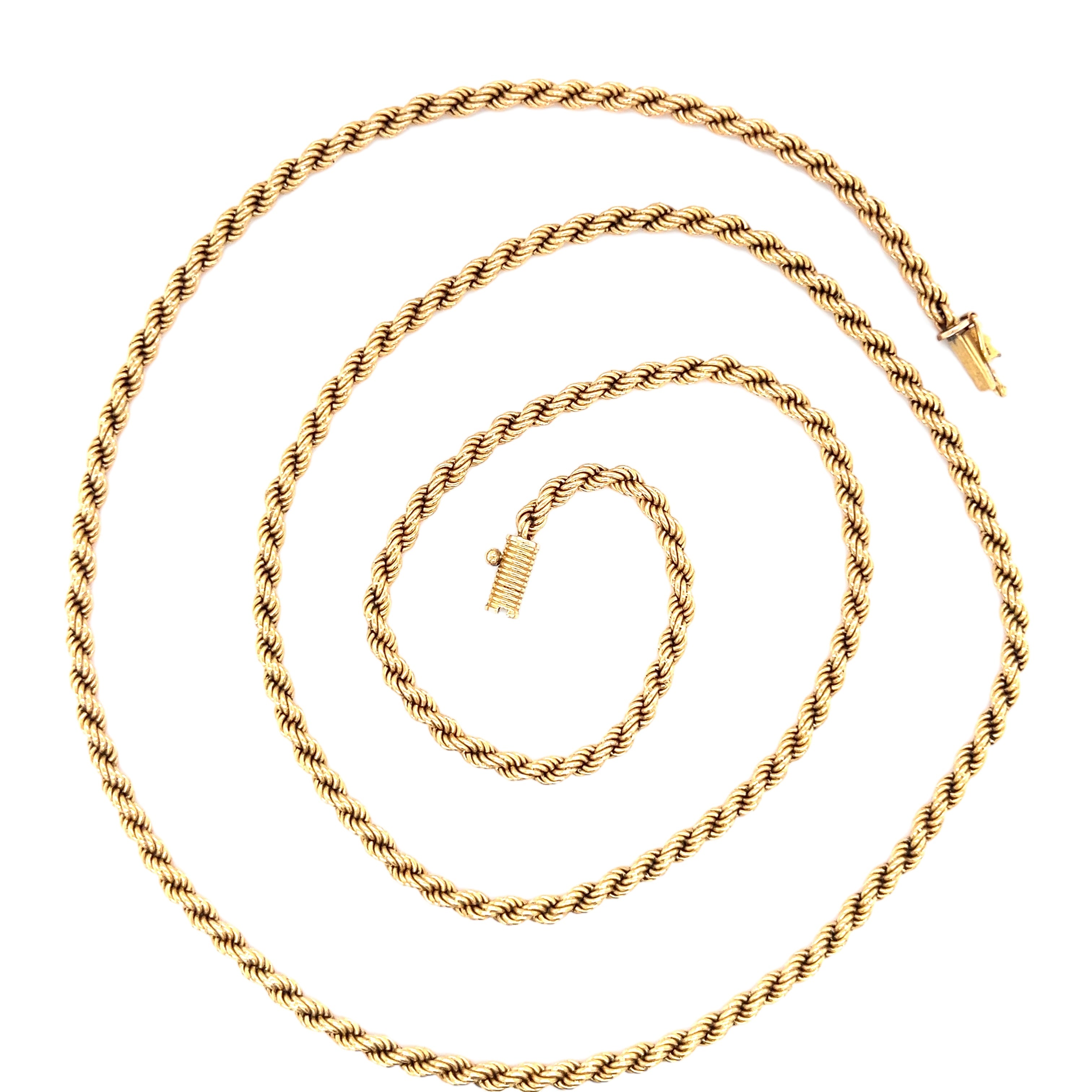 18ct Gold Rope Chain - Wildsmith Jewellery