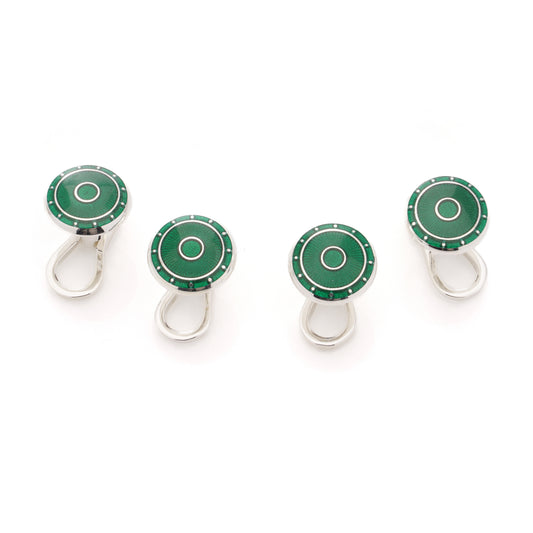 Green Enamel Dress Set - Wildsmith Jewellery