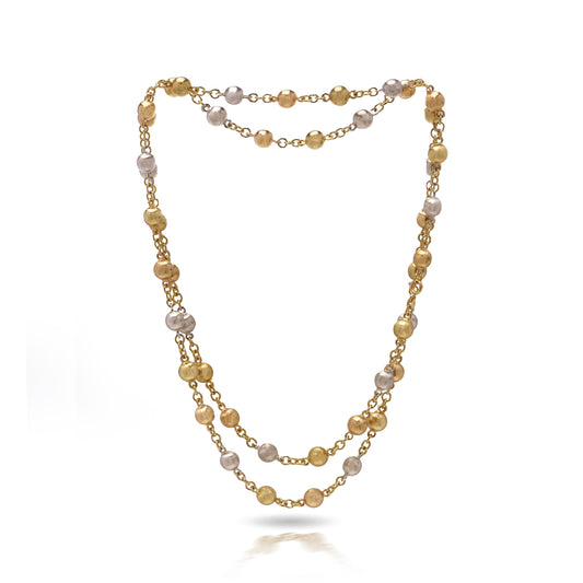 18ct Rose, White & Yellow Gold Necklace - Wildsmith Jewellery