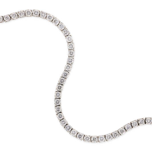 6.9ct Diamond Tennis Bracelet, Platinum - Wildsmith Jewellery