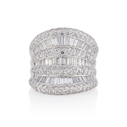 5ct Mixed Cut Diamond Ring - Wildsmith Jewellery