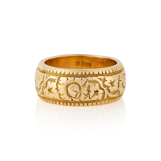 18ct Gold Ring Hallmarked 1939 8.5mm - Wildsmith Jewellery