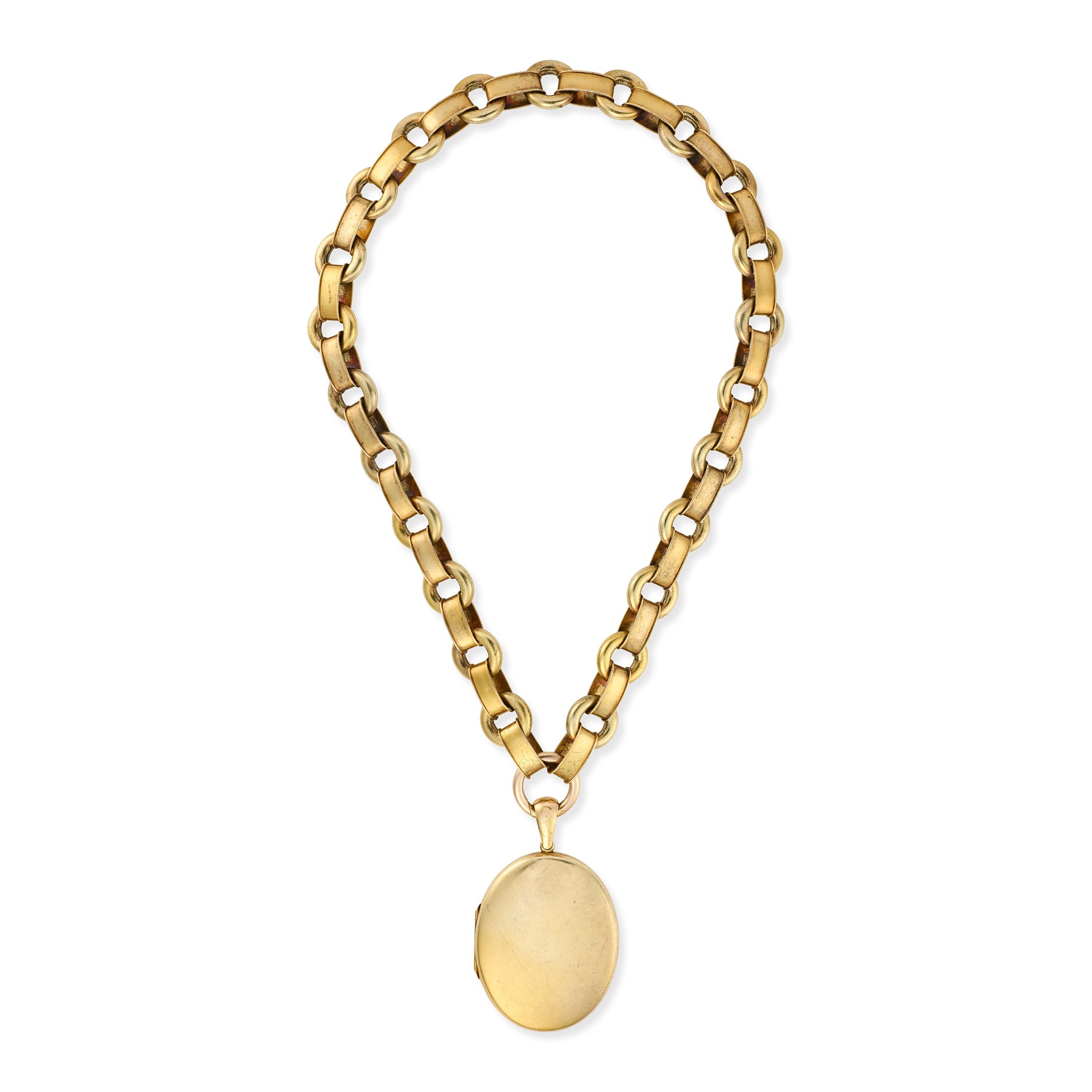 15ct Gold Victorian Necklace & Locket - Wildsmith Jewellery