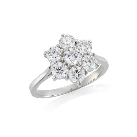 1.5ct Diamond Cluster Ring - Wildsmith Jewellery