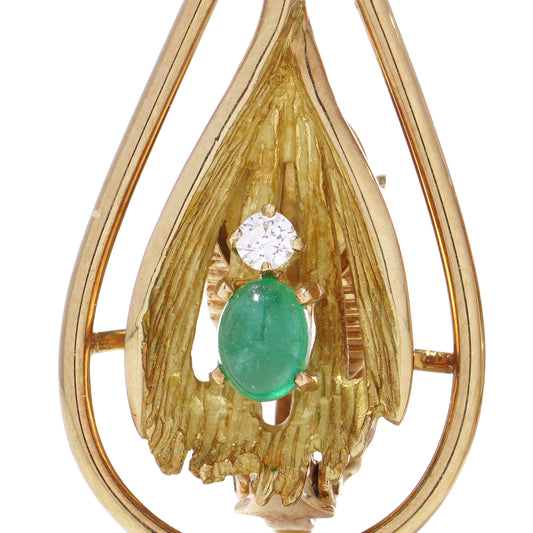 Raymond Yard, Emerald & Diamond Earrings - Wildsmith Jewellery