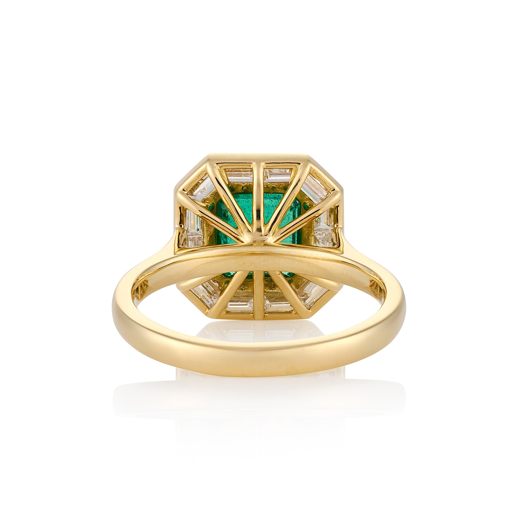 Art Deco Emerald & Diamond Ring