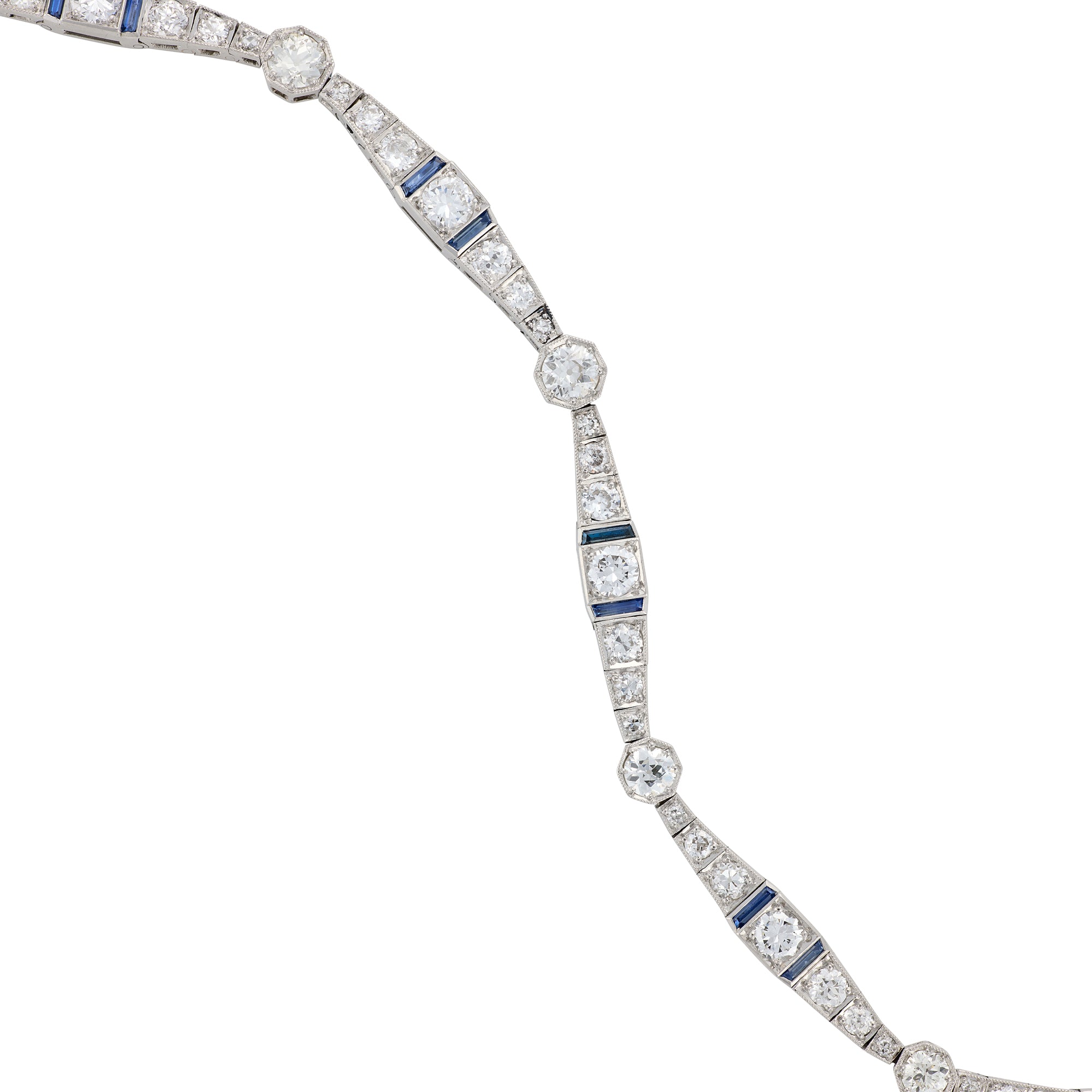 Art Deco Sapphire & Diamond Bracelet