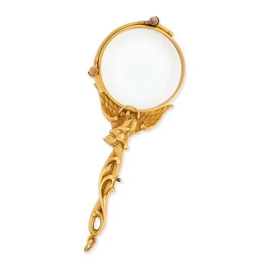 Art Nouveau Dragon Lorgnette Glasses