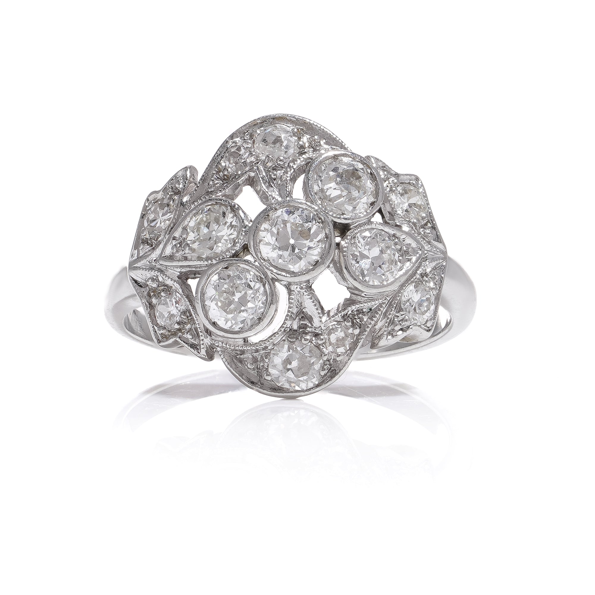 Edwardian Diamond Ring - Wildsmith Jewellery