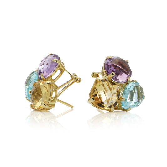 Multi Gemstone Earrings - Wildsmith Jewellery