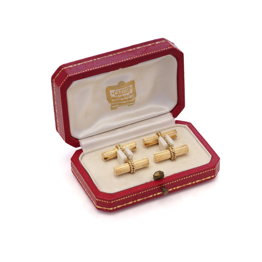 18ct Gold Cartier Cufflinks - Wildsmith Jewellery