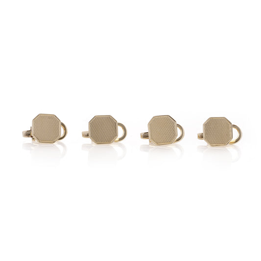 Gold Shirt Studs - Wildsmith Jewellery