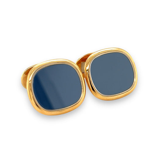 Patek Philippe Yellow Gold Ellipse Cufflinks - Wildsmith Jewellery