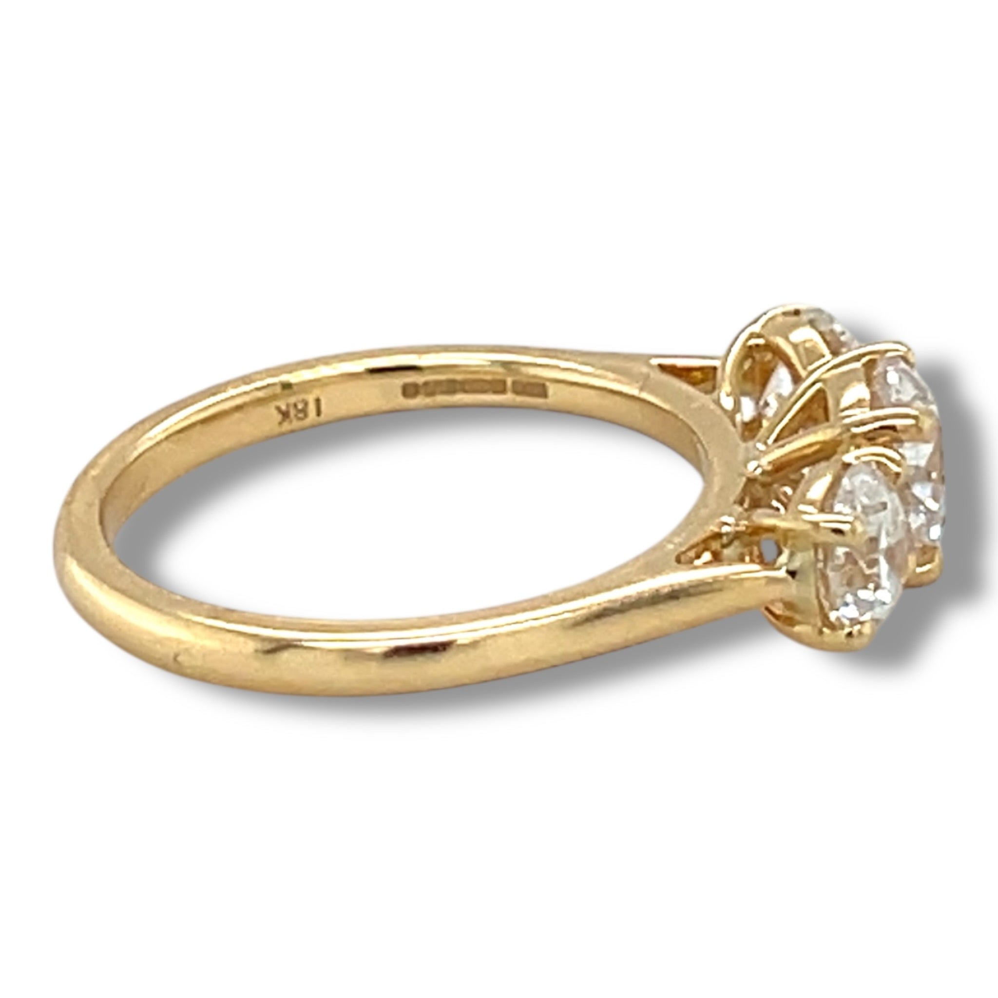 2ct GIA Certified Three Stone Diamond Ring - Wildsmith Jewellery