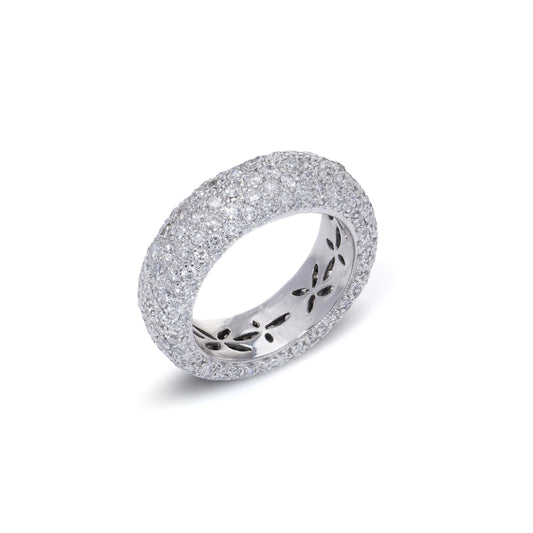 Pavé Diamond Ring, 4.5 Carats - Wildsmith Jewellery
