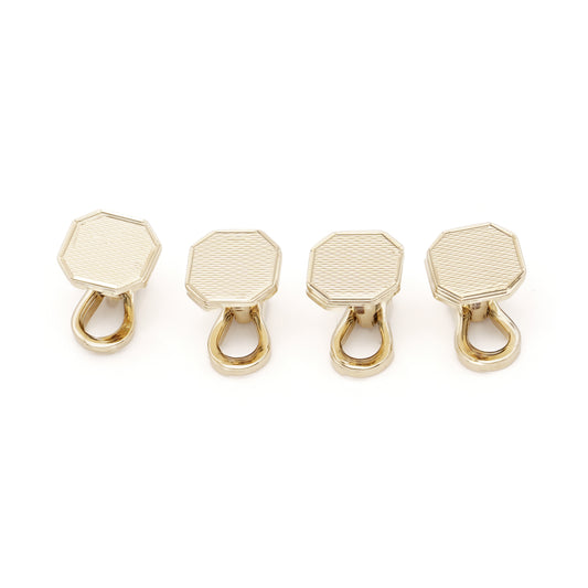 Gold Shirt Studs - Wildsmith Jewellery