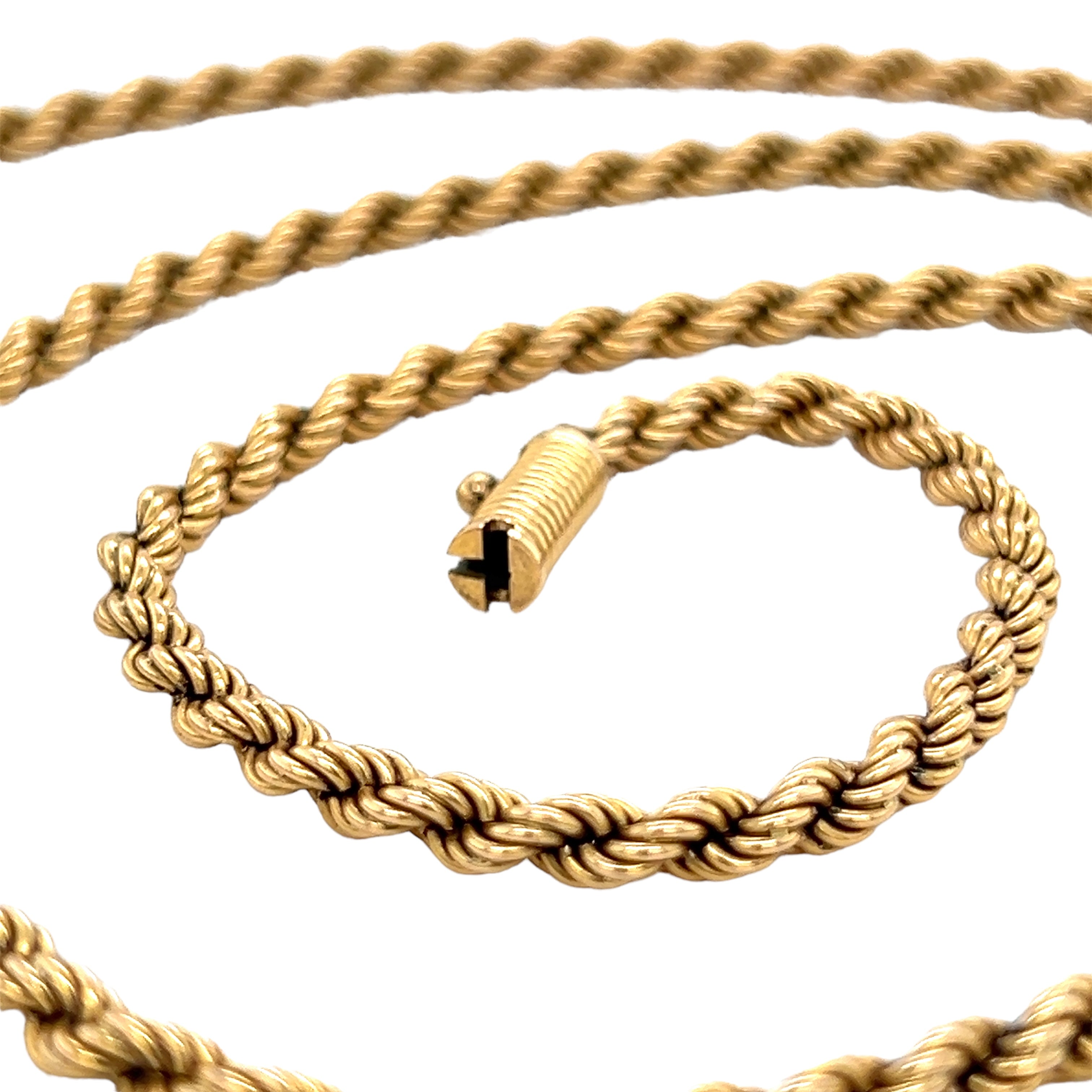 18ct Gold Rope Chain - Wildsmith Jewellery