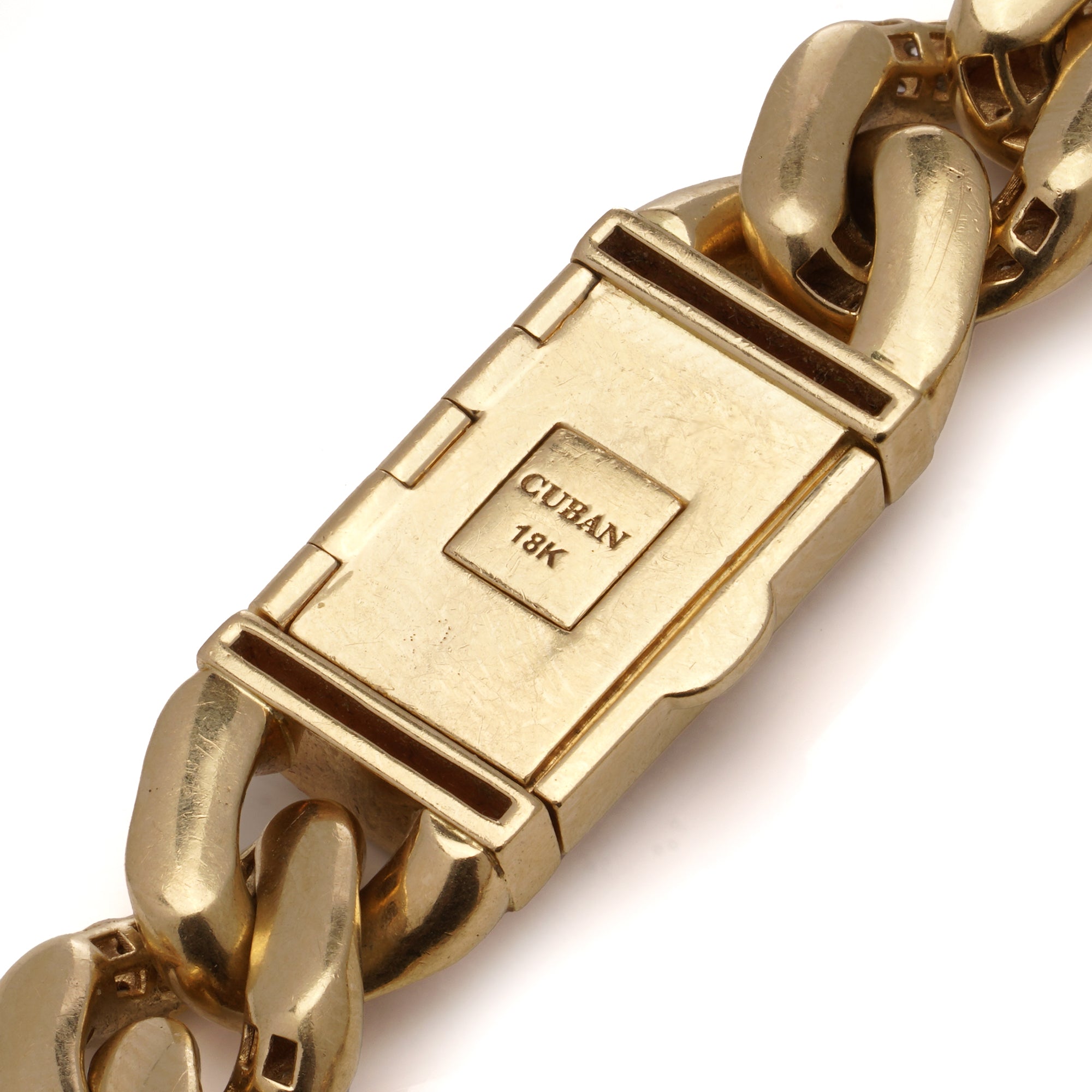 Gold and Diamond Cuban Link Bracelet - Wildsmith Jewellery