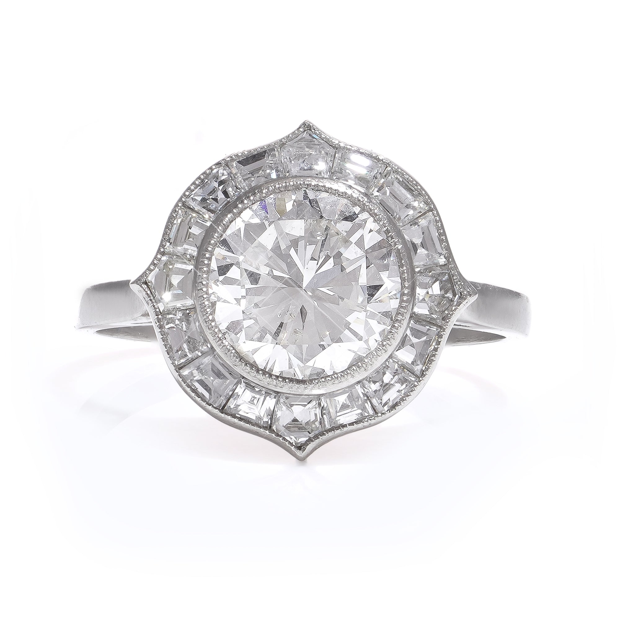 Art Deco Style Diamond Ring - Wildsmith Jewellery