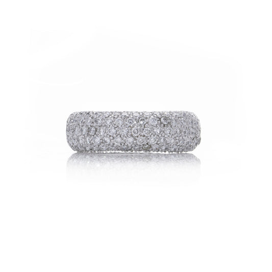 Pavé Diamond Ring, 4.5 Carats - Wildsmith Jewellery