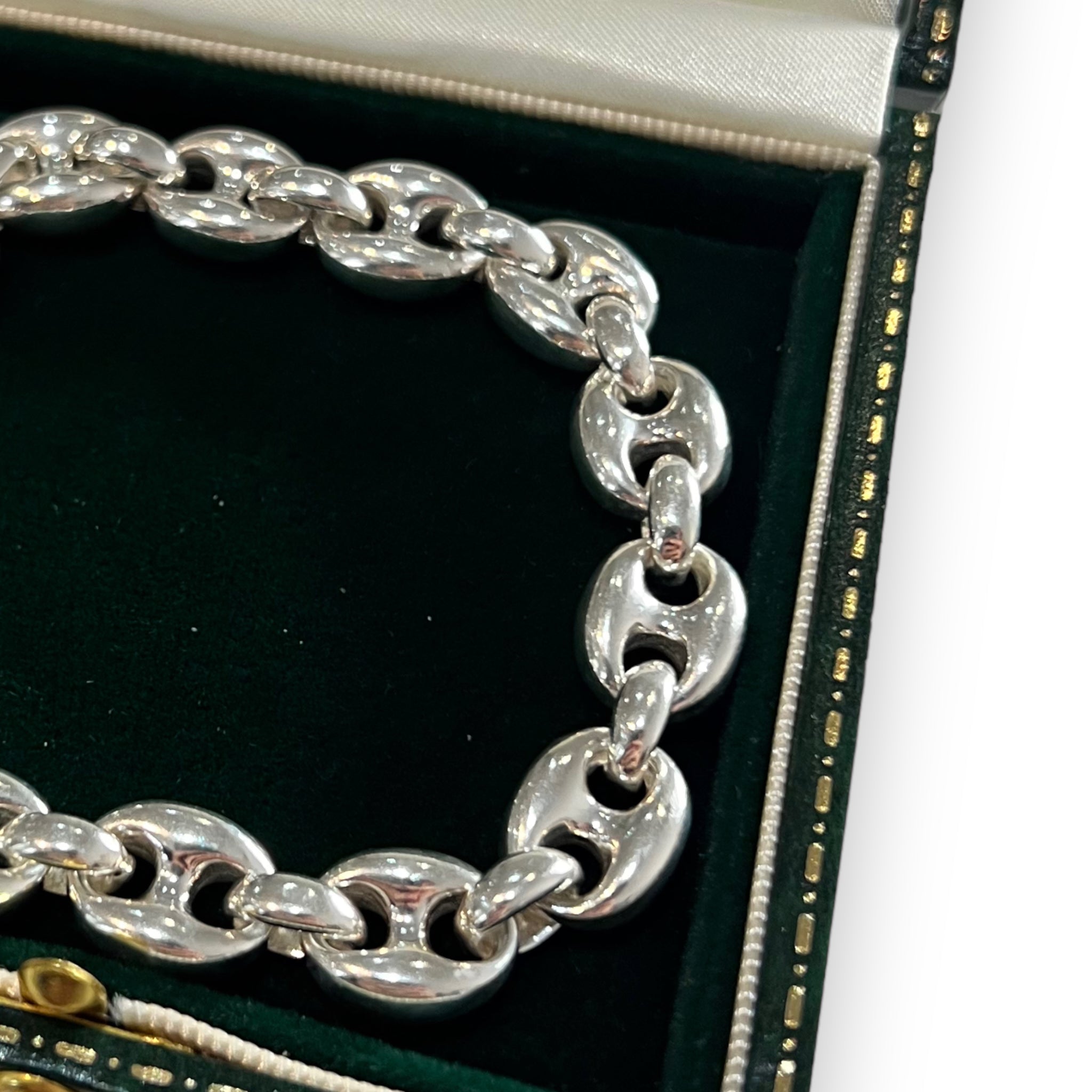 Solid Silver Ship Link Bracelet - Wildsmith Jewellery