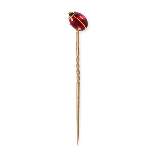Enamel Ladybird Stickpin