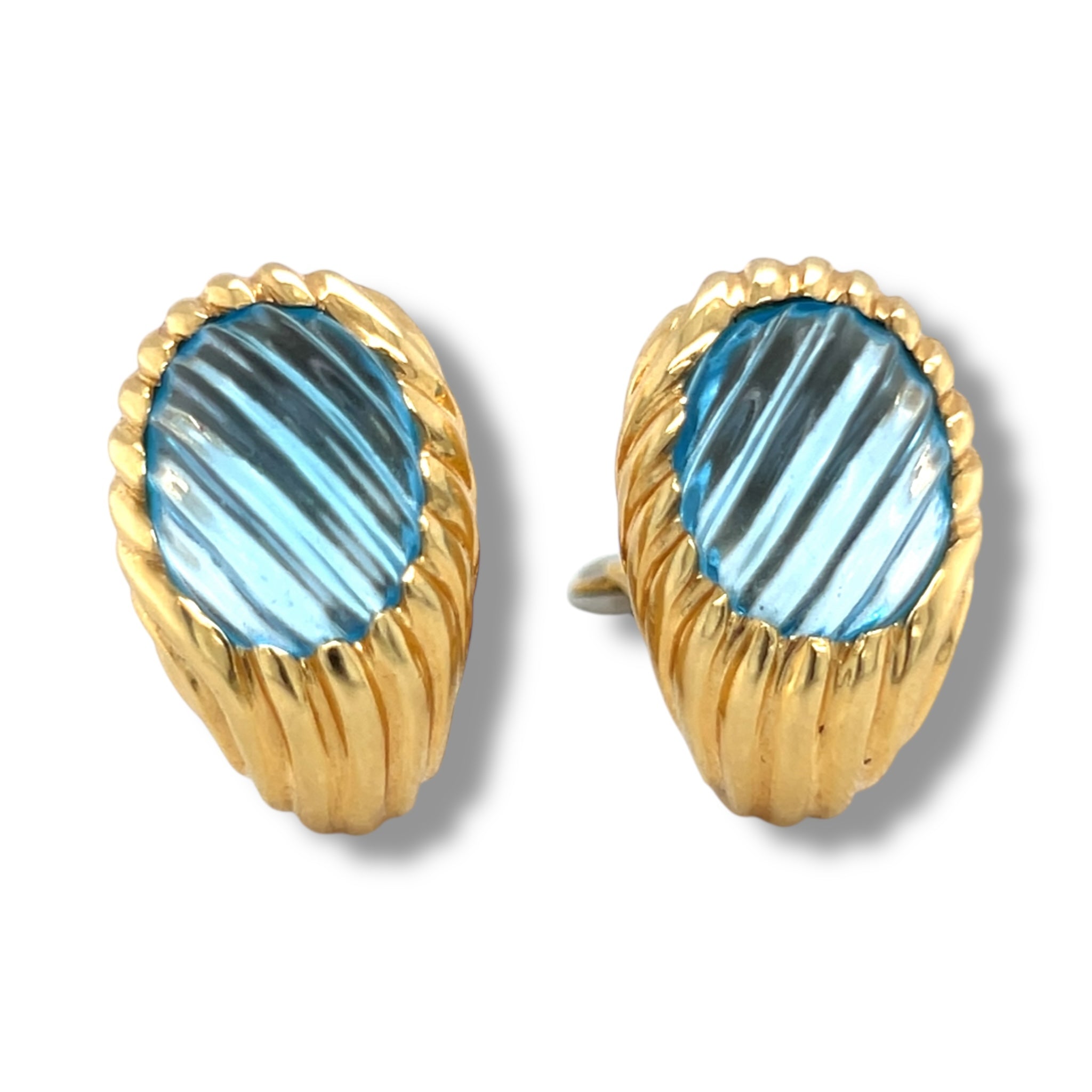 Gold & Topaz Earrings by Boucheron