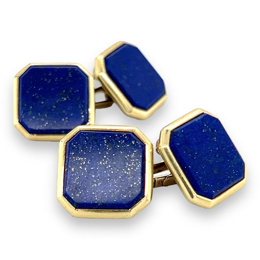 Lapis Lazuli & Gold Cufflinks - Wildsmith Jewellery