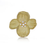 Tiffany & Co. Diamond Dogwood Brooch