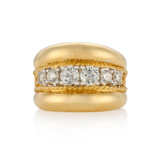 1ct Six Stone Diamond Ring by Yanes