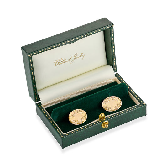 Edwardian Rose Gold Cufflinks