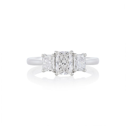 1.31ct GIA Certified Radiant Cut Diamond Ring - Wildsmith Jewellery