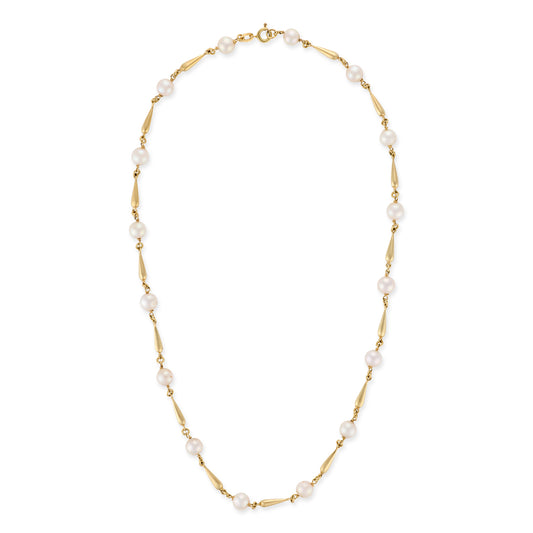 18ct Gold & Pearl Necklace - Wildsmith Jewellery