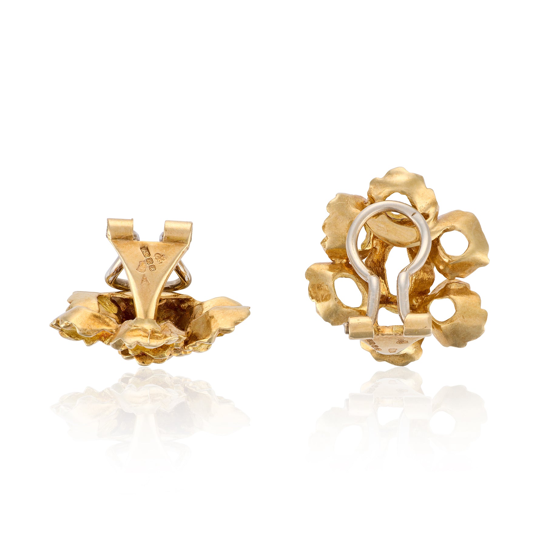 Vintage 18ct Gold Earrings - Wildsmith Jewellery