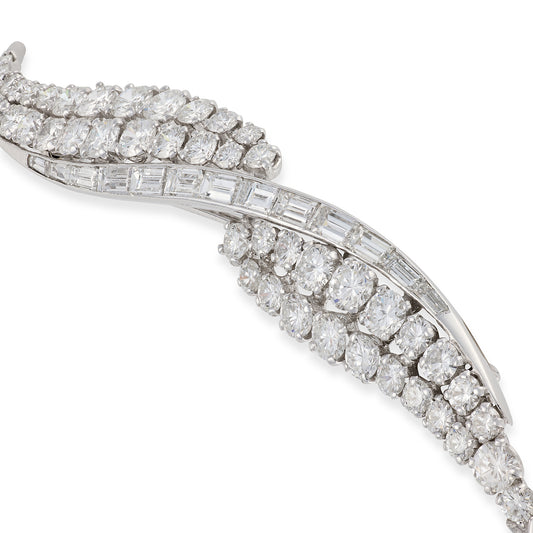 1950's Diamond Brooch, French - Wildsmith Jewellery
