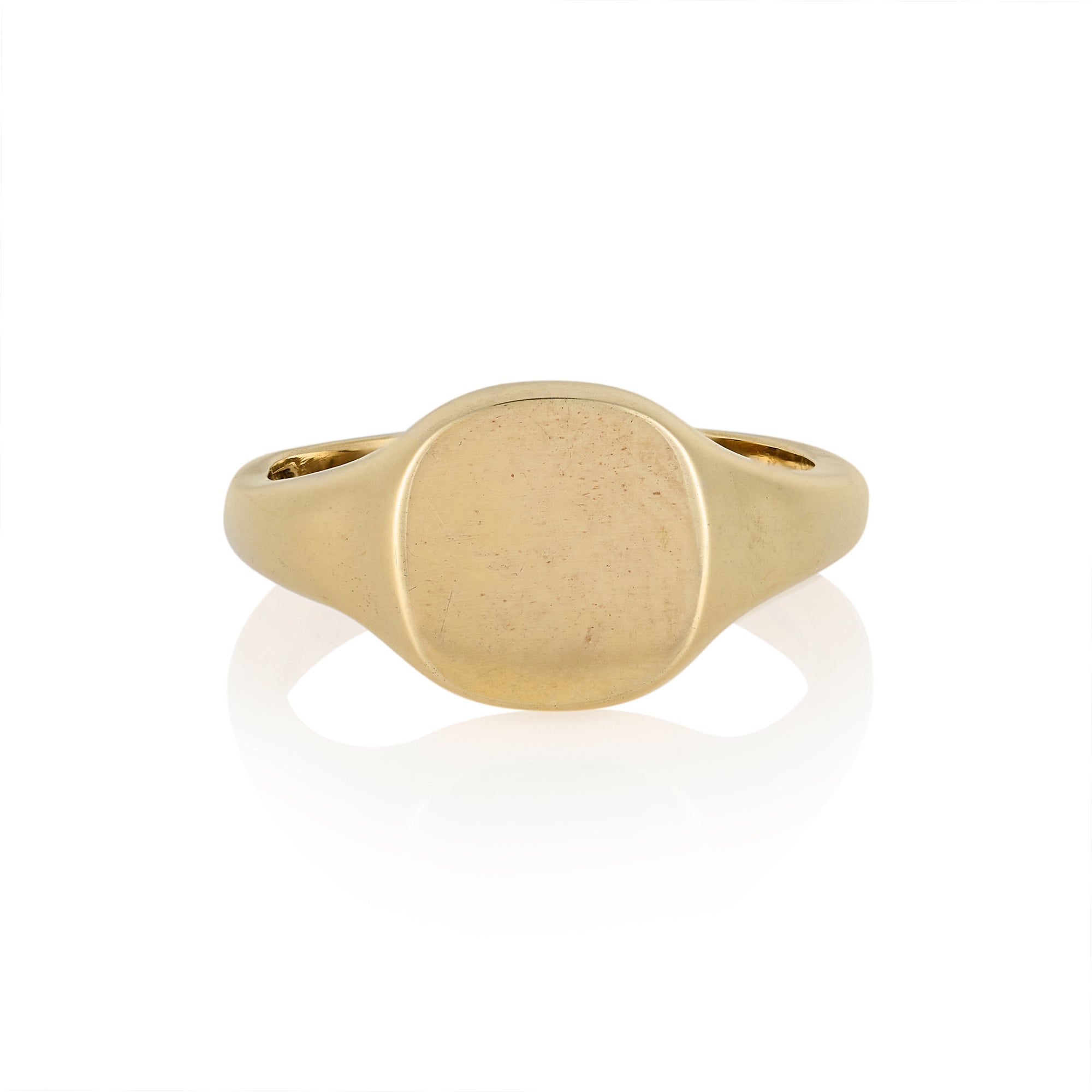 9 x 8mm Cushion Shaped Signet Ring