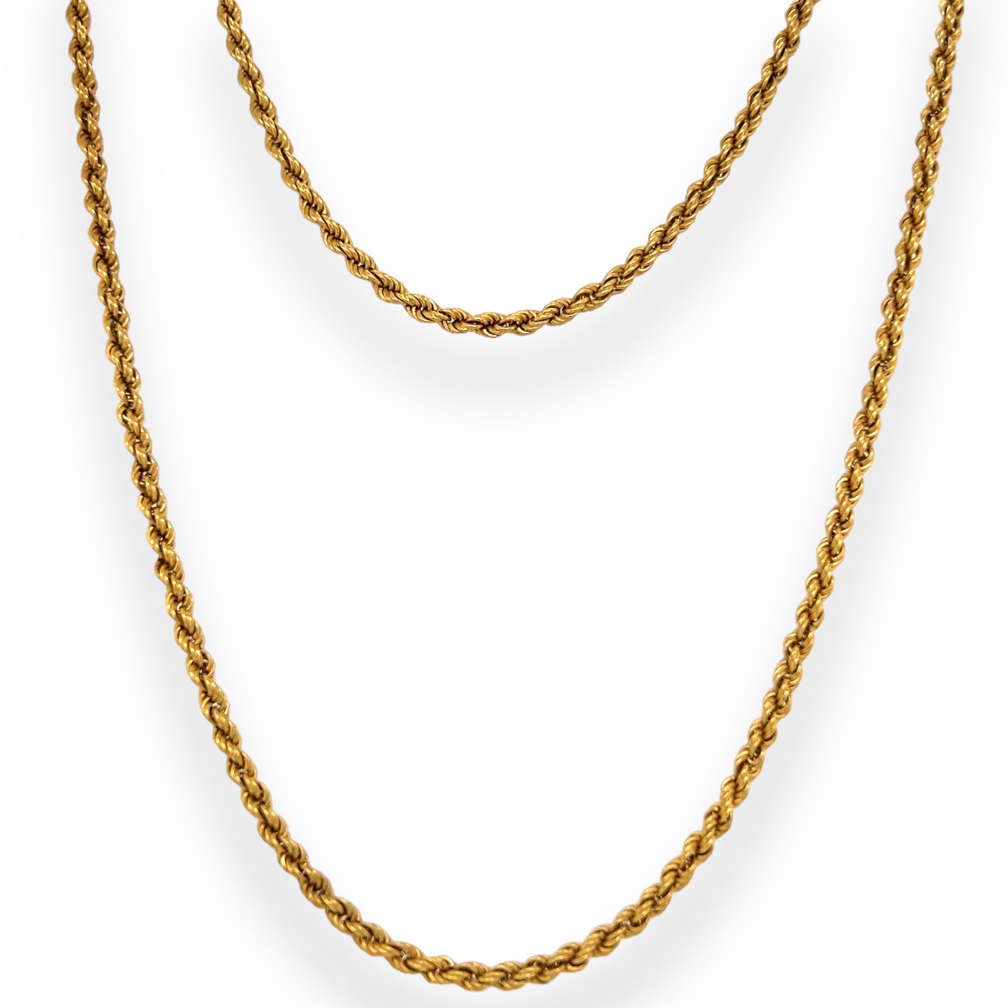 18ct Gold Rope Chain - Wildsmith Jewellery