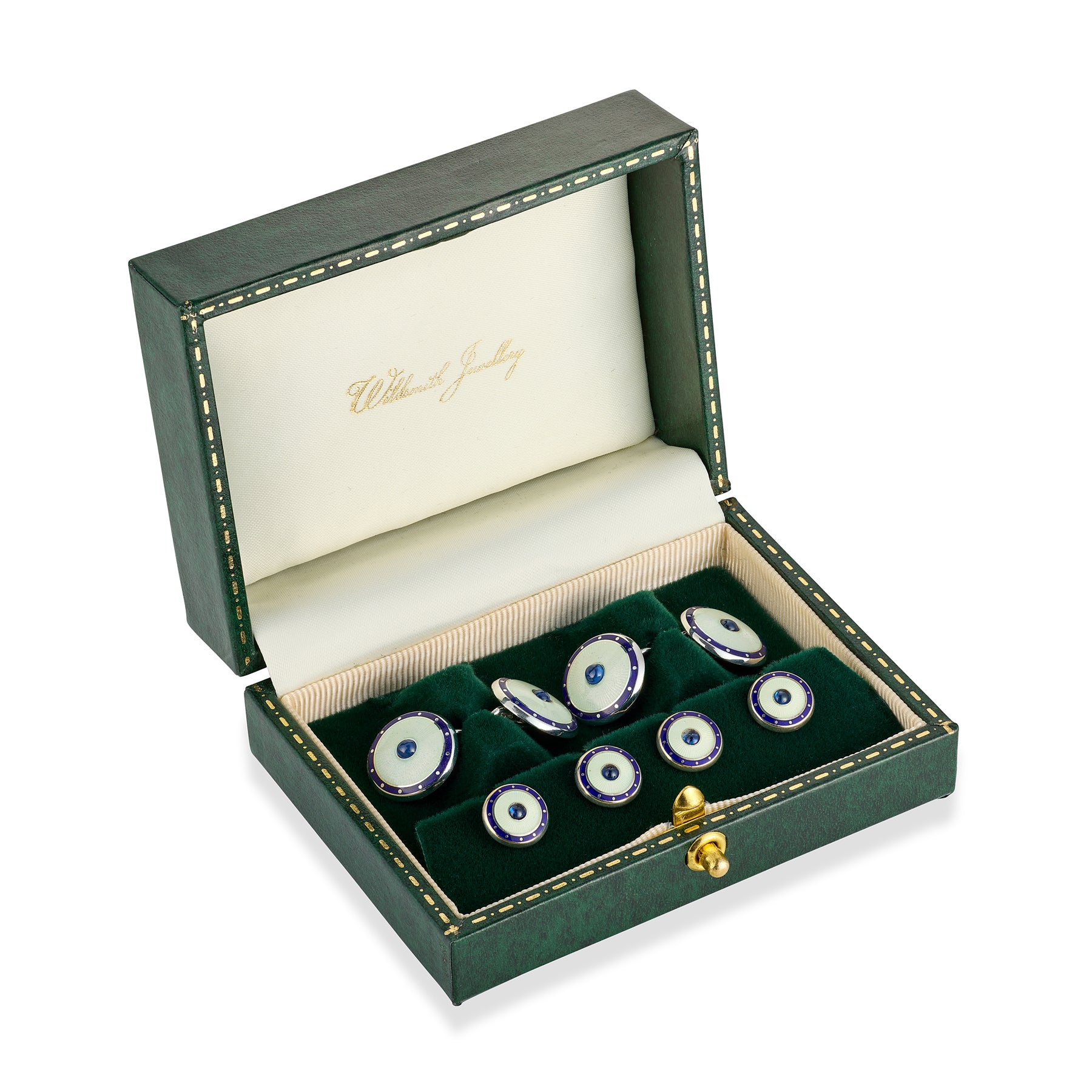 Ruby & Enamel Dress Set