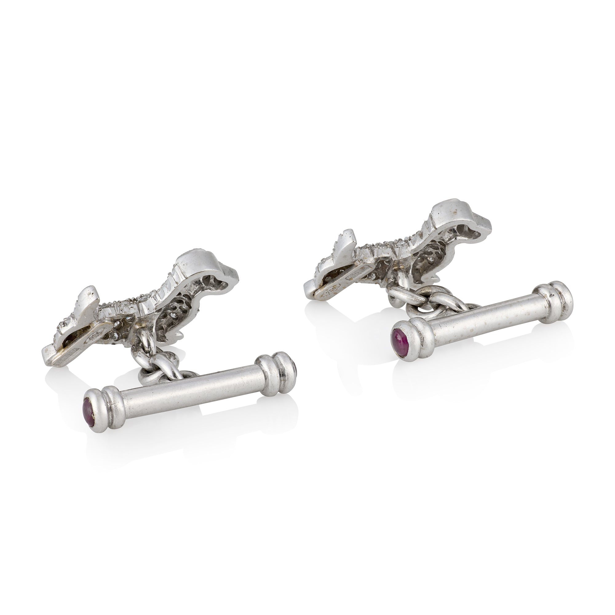 Diamond Dog Cufflinks - Wildsmith Jewellery