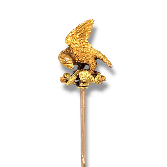Antique Eagle & Serpent Stickpin - Wildsmith Jewellery