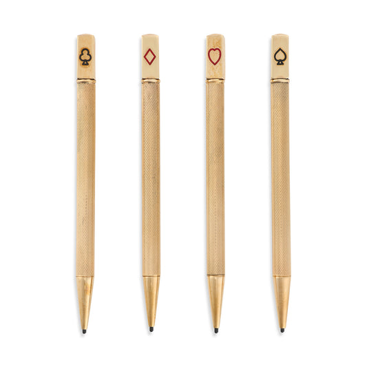 Set of Gold Bridge Pencils by Asprey & Company