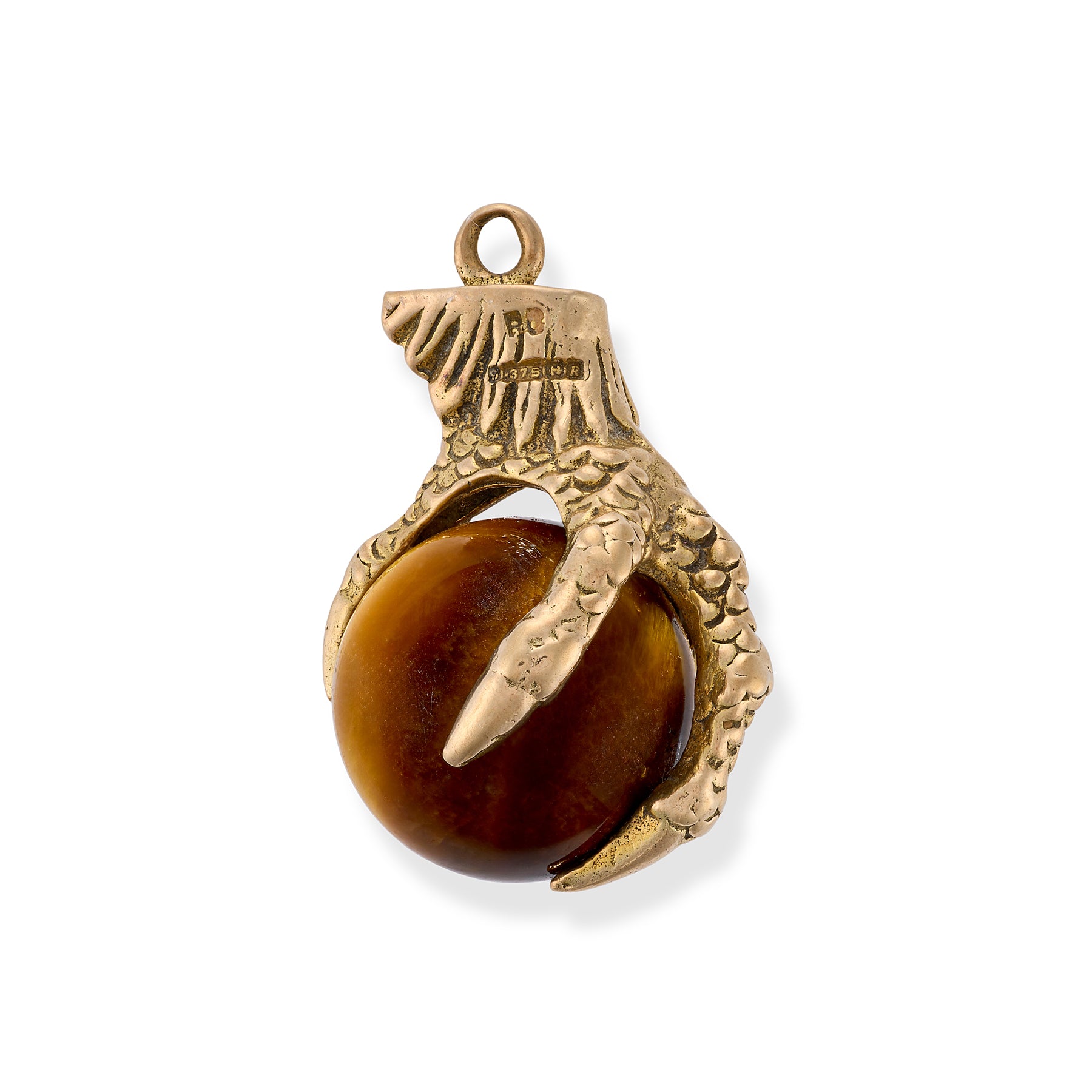 Vintage Tiger Eye Hand of God Eagles Claw Pendant/Charm - Wildsmith Jewellery