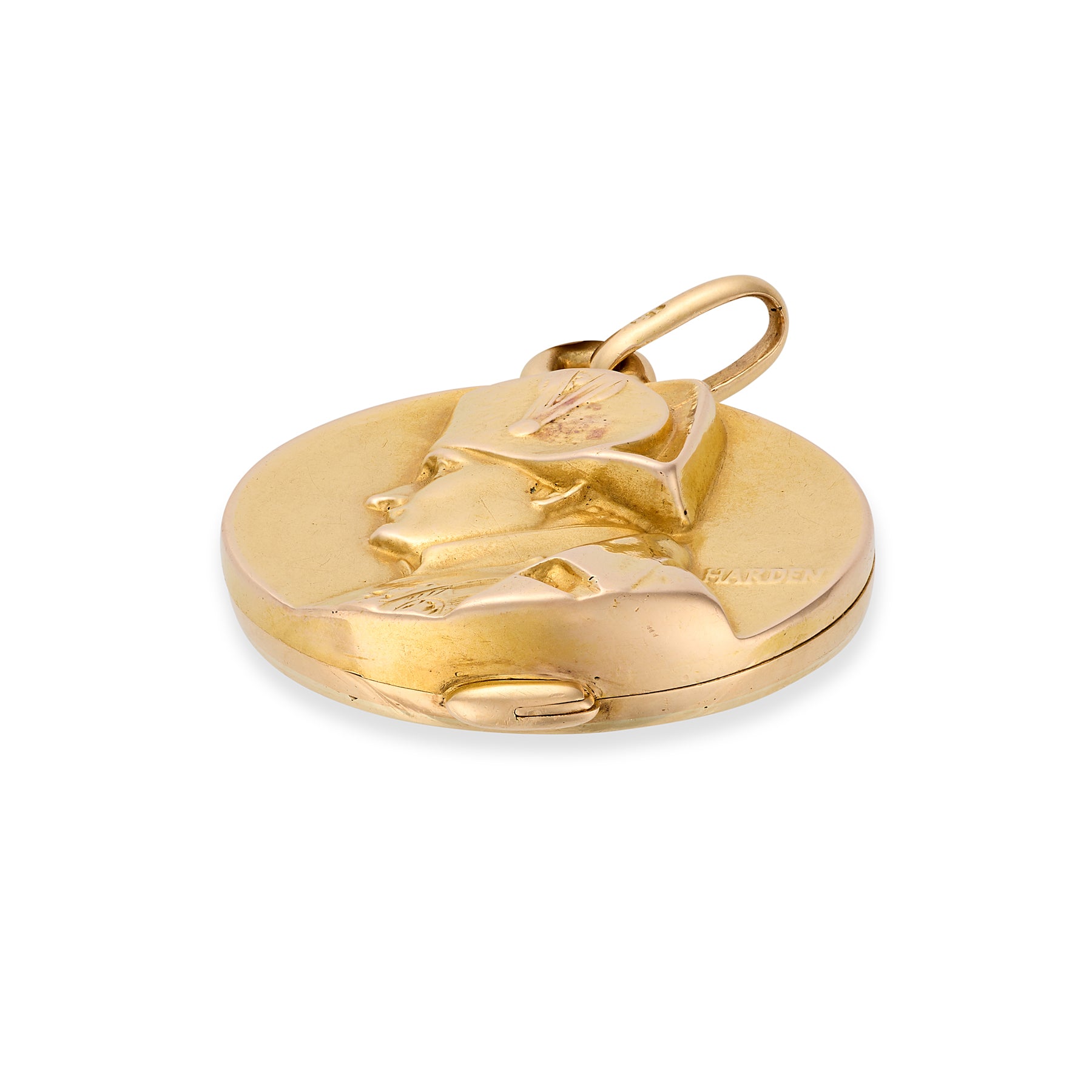 18ct Napoleon Bonaparte Military Locket Pendant