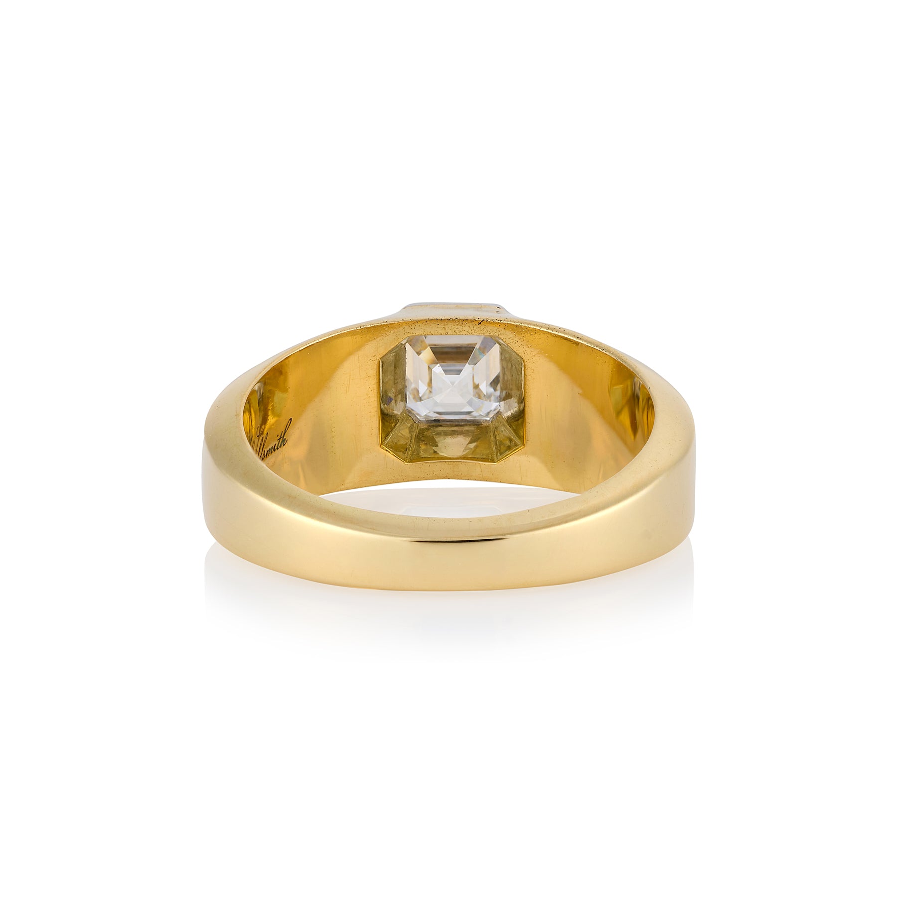 Asscher Cut Diamond Solitaire Ring, GIA Certified
