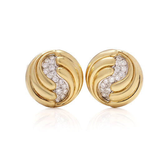 18ct Gold & Diamond Earrings - Wildsmith Jewellery