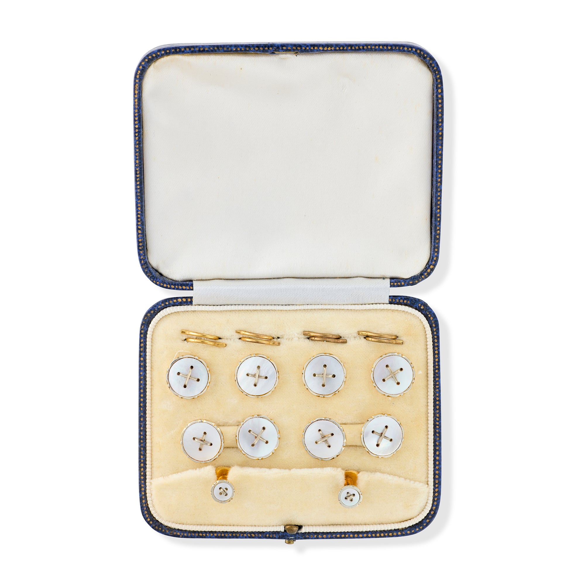1920's 18ct Yellow & White Gold Dress Set