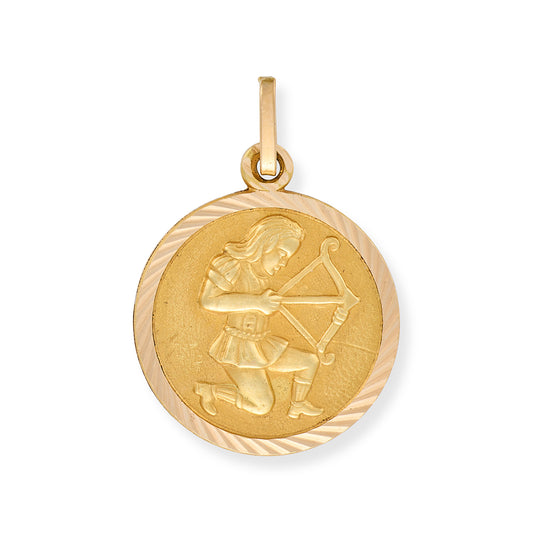 18ct Gold Sagitarius Pendant - Wildsmith Jewellery