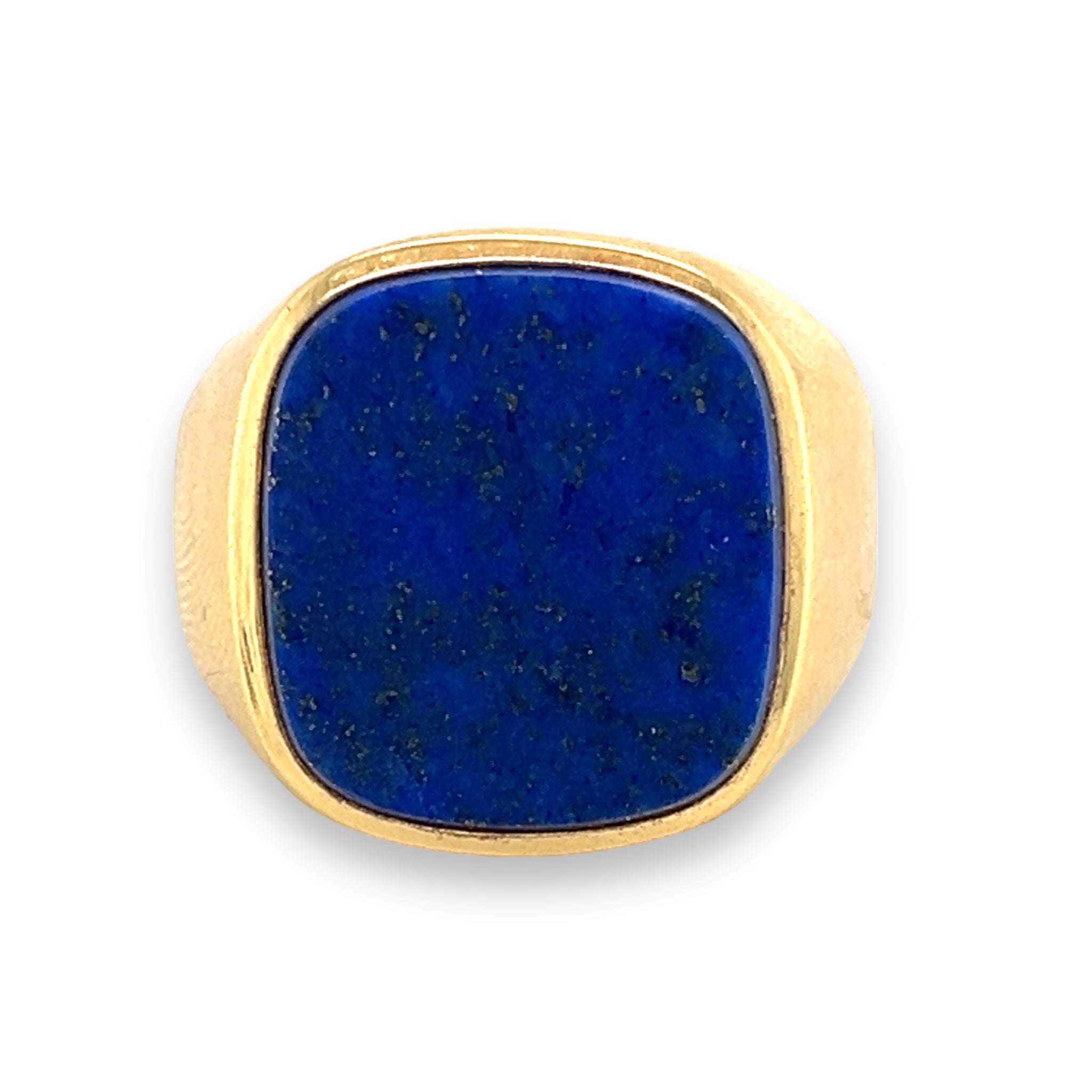 18ct Gold Lapis Lazuli Signet Ring - Wildsmith Jewellery