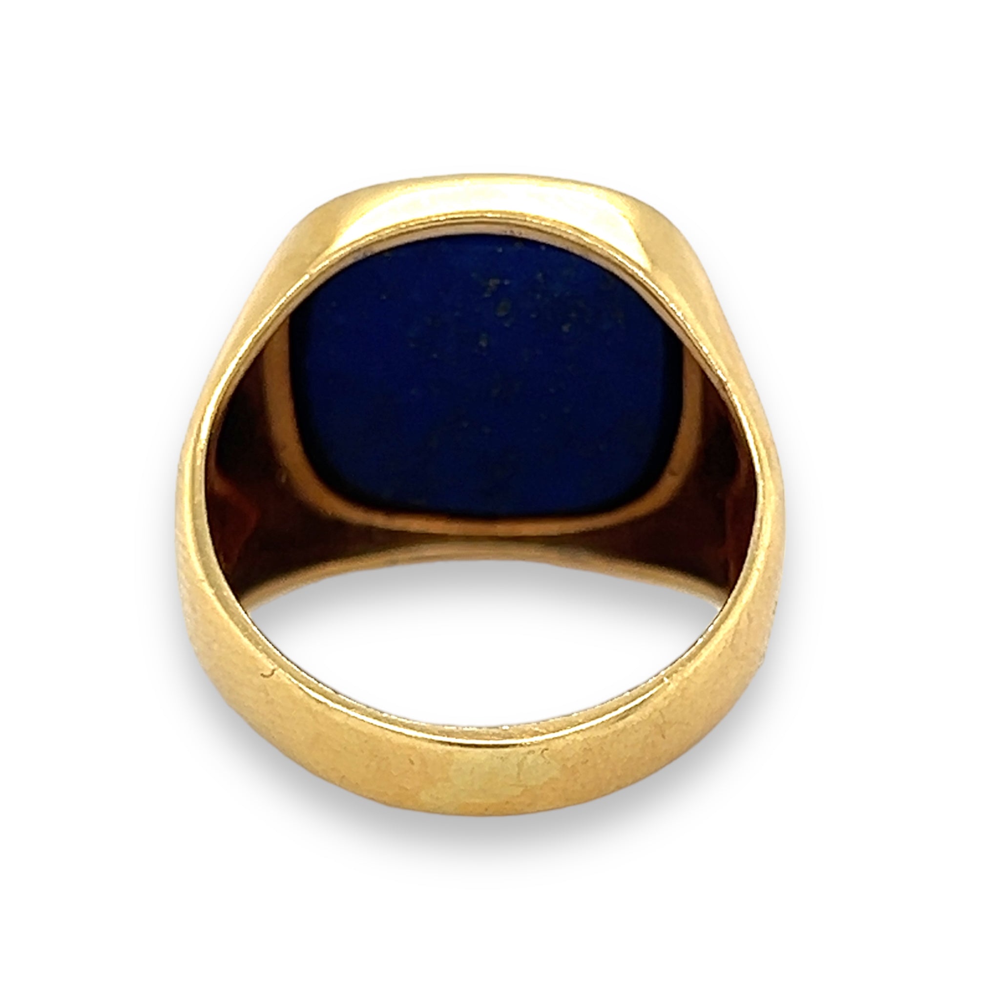 18ct Gold Lapis Lazuli Signet Ring - Wildsmith Jewellery