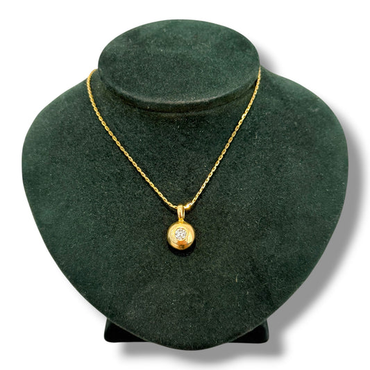 14ct Gold & Diamond Pendant